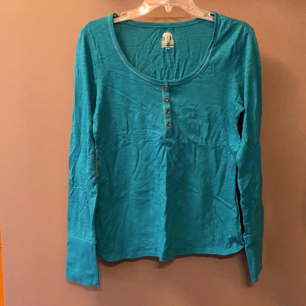 Blue Long sleeve Tee